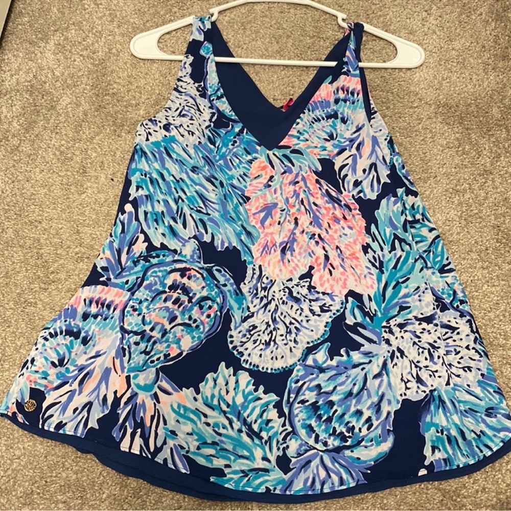 Lily Pulitzer REVERSIBLE tank size S. No tags. Worn once.